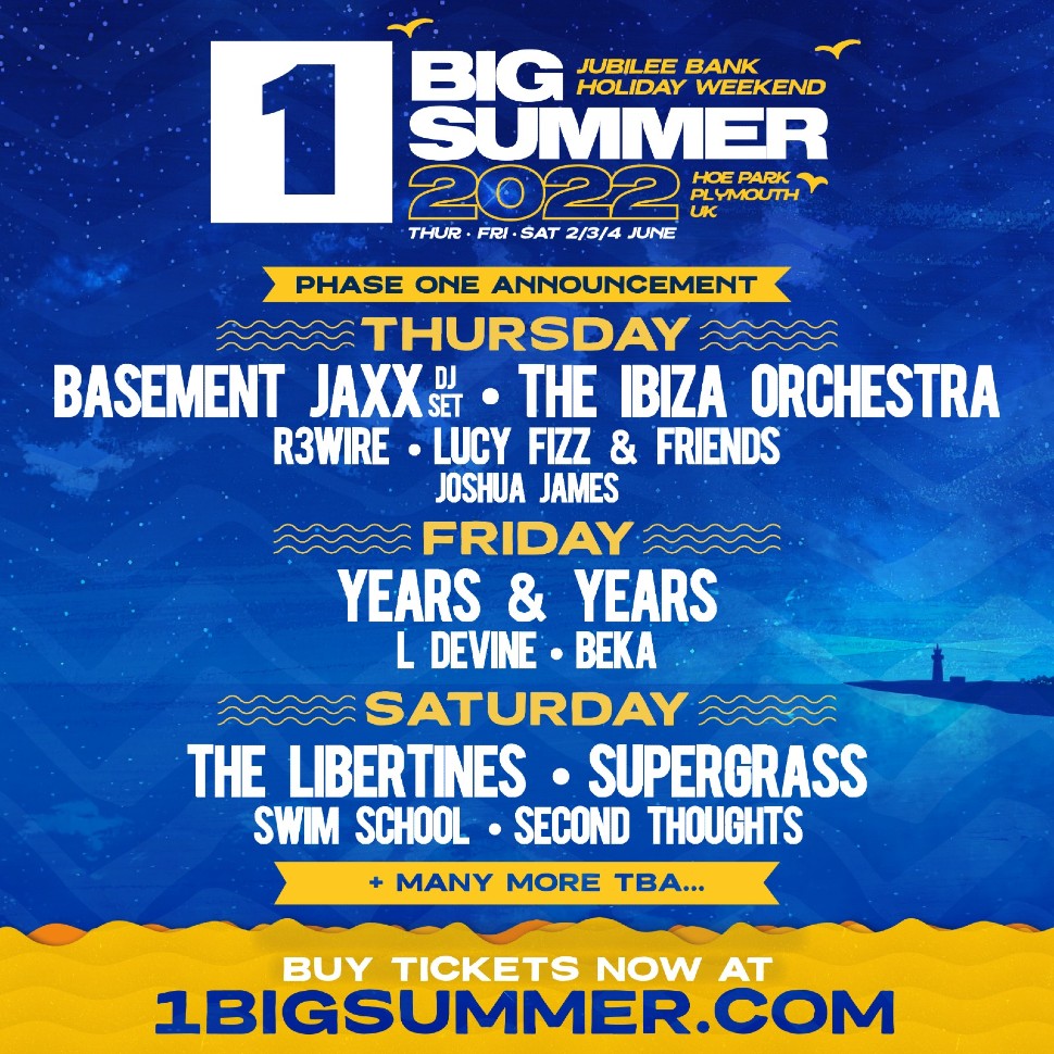 Huge names announced for Plymouth's 1 Big Summer music festival - Visit ...