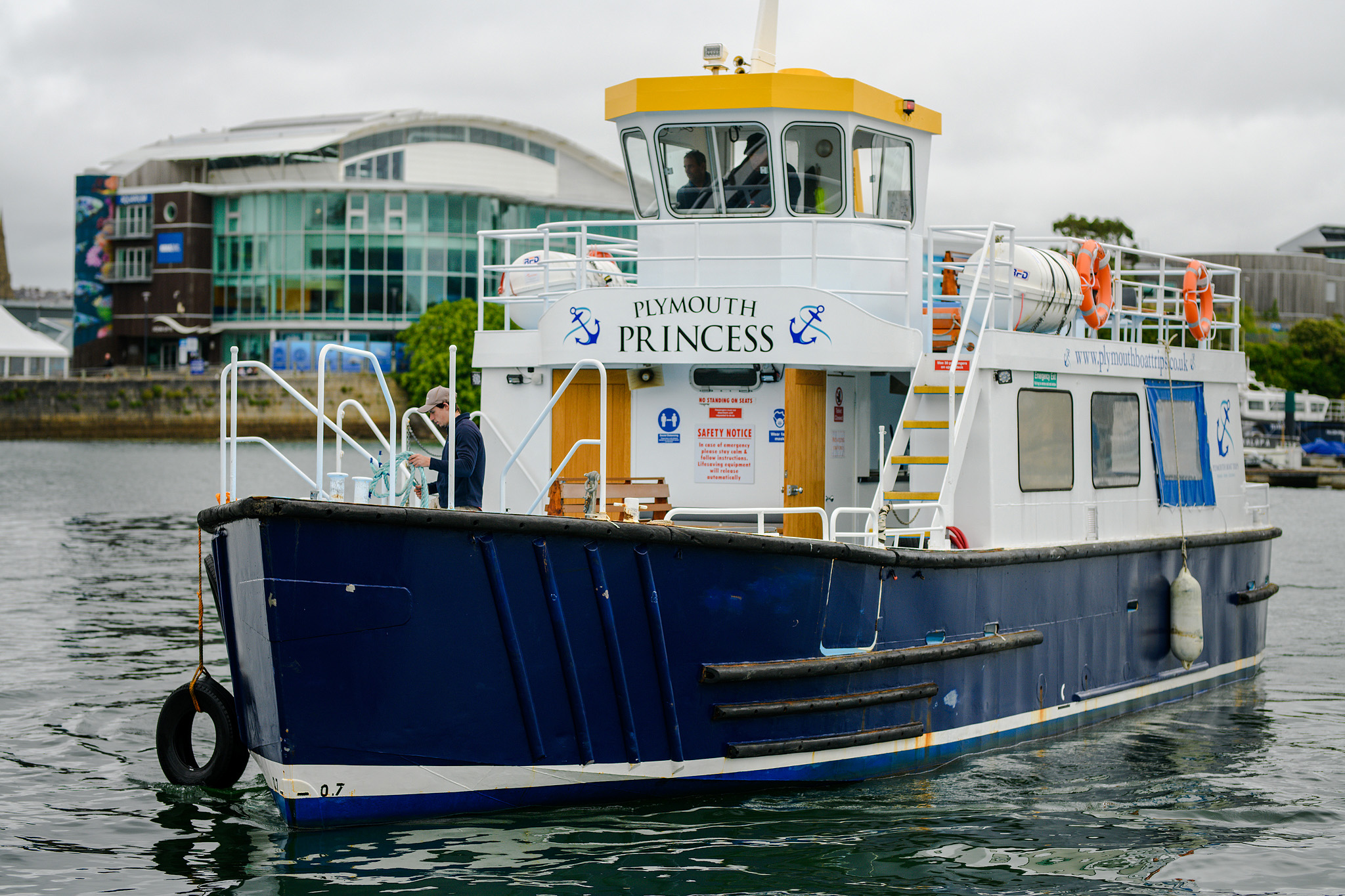 Plymouth Boat Trips launches new modern boat for the Cawsand ferry